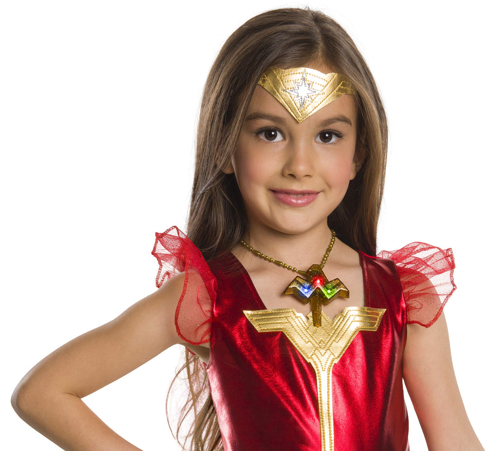 DC Comics Wonder Woman Light Up Necklace Costume Accessory - HalloweenCostumes4U.com - Costume Props & Accessories