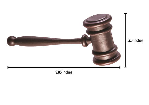 Plastic Judge's Gavel Costume Prop Accessory