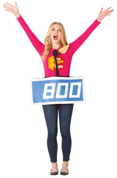 Adults The Price Is Right Blue Contestant Row Costume - HalloweenCostumes4U.com - Adult Costumes