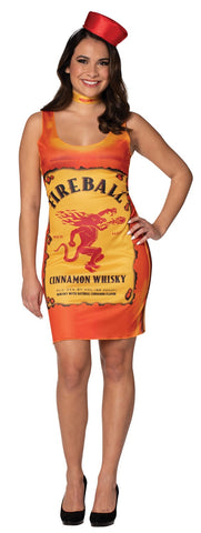 Womens Fireball Dress Costume - HalloweenCostumes4U.com - Adult Costumes