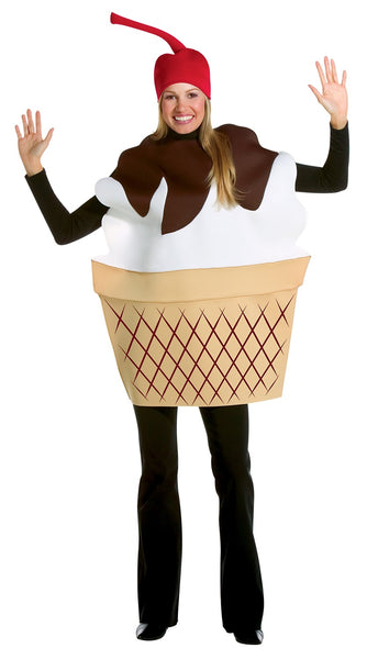 Adults Ice Cream Sundae Costume - HalloweenCostumes4U.com - Adult Costumes