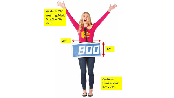 Adults The Price Is Right Blue Contestant Row Costume - HalloweenCostumes4U.com - Adult Costumes