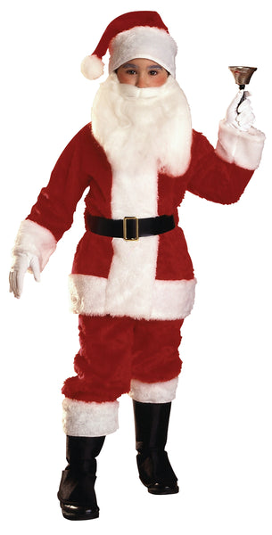 Costume de Père Noël en peluche pour enfants