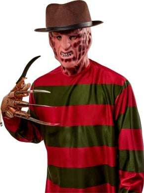 Mens/Teens Nightmare on Elm Street Freddy Krueger Shirt and Mask - HalloweenCostumes4U.com - Adult Costumes