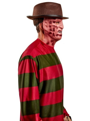 Mens/Teens Nightmare on Elm Street Freddy Krueger Shirt and Mask - HalloweenCostumes4U.com - Adult Costumes