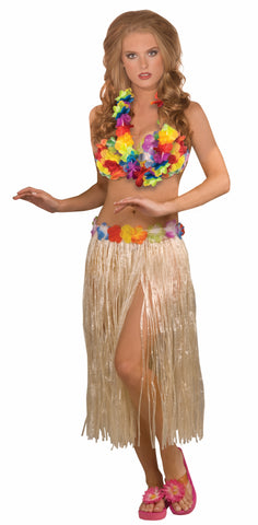 Kit de accesorios para disfraz de bailarina de hula hawaiana para adultos