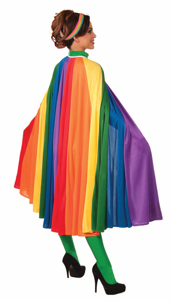 Rainbow Fantasy Cape Costume Accessory