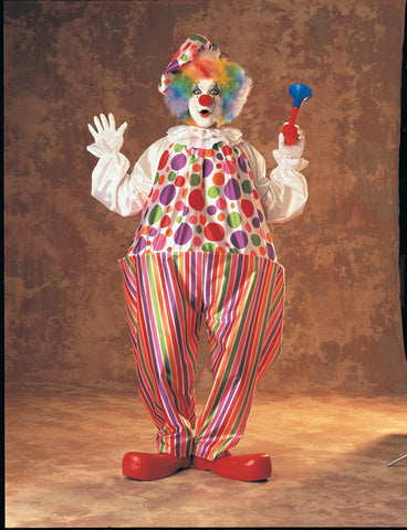 Adults Snazzy Clown Costume - HalloweenCostumes4U.com - Adult Costumes