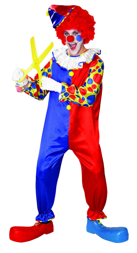 Adults Bubbles the Clown Costume - HalloweenCostumes4U.com - Adult Costumes