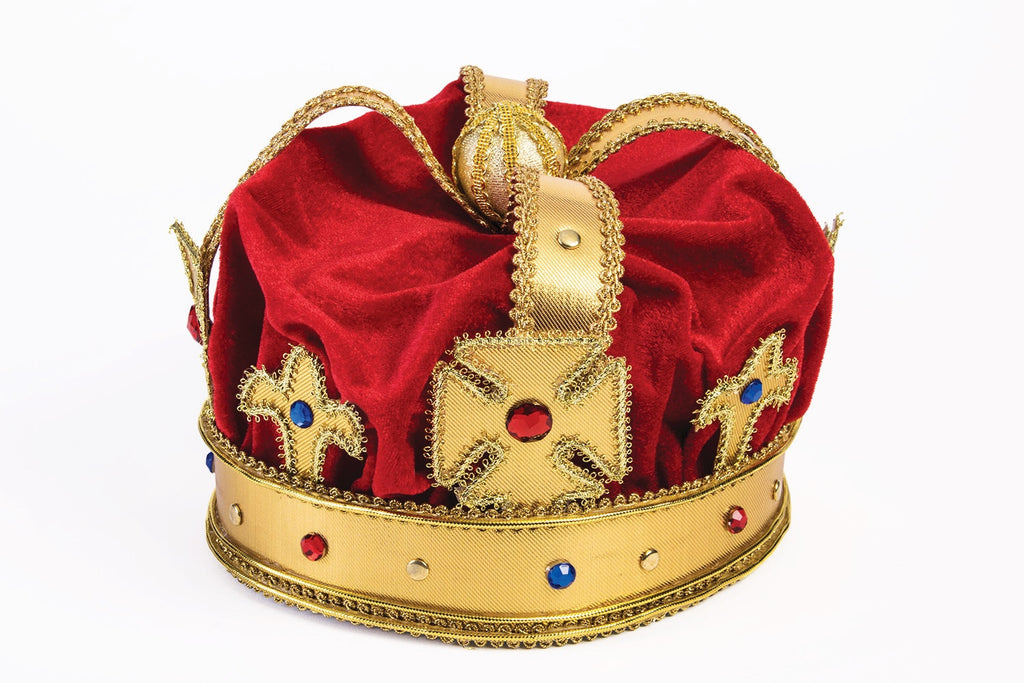 Mardi Gras Hats Regal Mardi Gras Kings Crown - HalloweenCostumes4U.com - Costume Props & Accessories