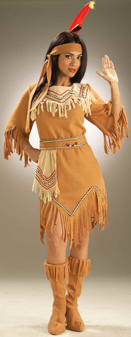 Halloween Costumes Native American Maiden Adult Costume - HalloweenCostumes4U.com - Adult Costumes