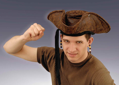 Halloween Costume Hats Pirate Hat Distressed Adult - HalloweenCostumes4U.com - Costume Props & Accessories