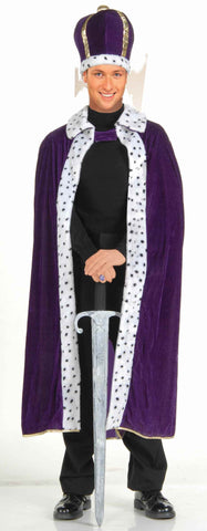 King Halloween Costumes Purple King Costume Adult - HalloweenCostumes4U.com - Adult Costumes