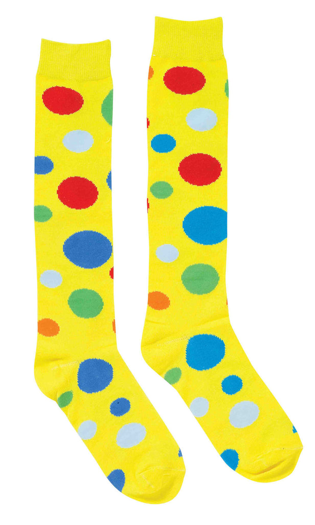 Polka Dot Clown Costume Socks - HalloweenCostumes4U.com - Costume Props & Accessories