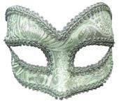 Venetian Masquerade Mask Silver - HalloweenCostumes4U.com - Costume Props & Accessories