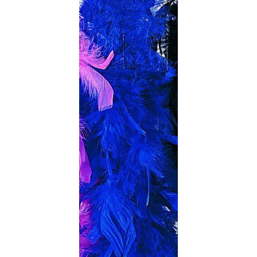 Royal Blue Turkey Feather Boa - HalloweenCostumes4U.com - Costume Props & Accessories