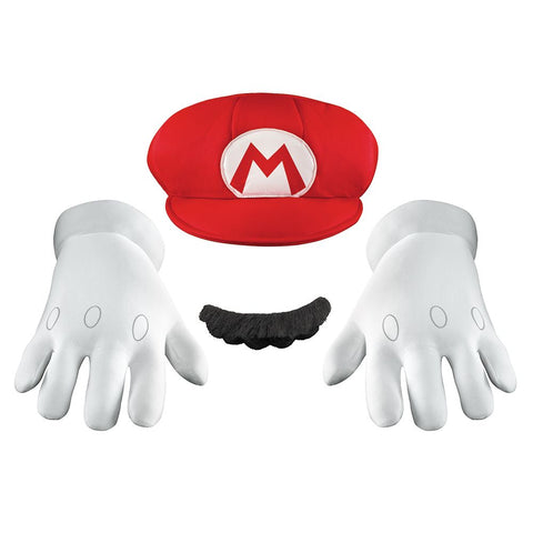 Adults/Teens Nintendo Mario Costume Accessory Kit - HalloweenCostumes4U.com - Costume Props & Accessories