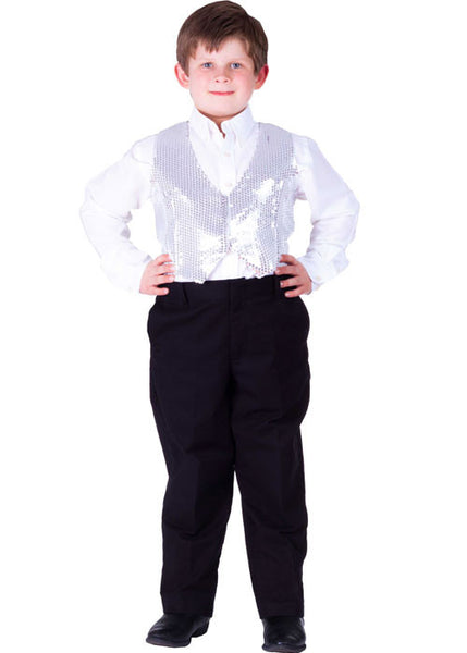 Boys Sequined Vest - Various Colors - HalloweenCostumes4U.com - Kids Costumes