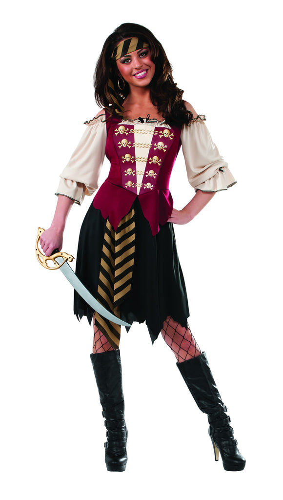 Womens Elegant Pirate - HalloweenCostumes4U.com - Adult Costumes