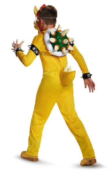 Boys Deluxe Bowser Costume - HalloweenCostumes4U.com - Kids Costumes