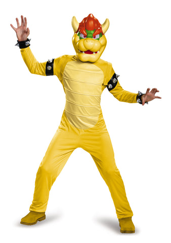 Boys Deluxe Bowser Costume - HalloweenCostumes4U.com - Kids Costumes