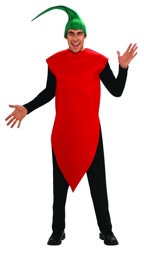 Adult Chili Pepper Costume - HalloweenCostumes4U.com - Adult Costumes