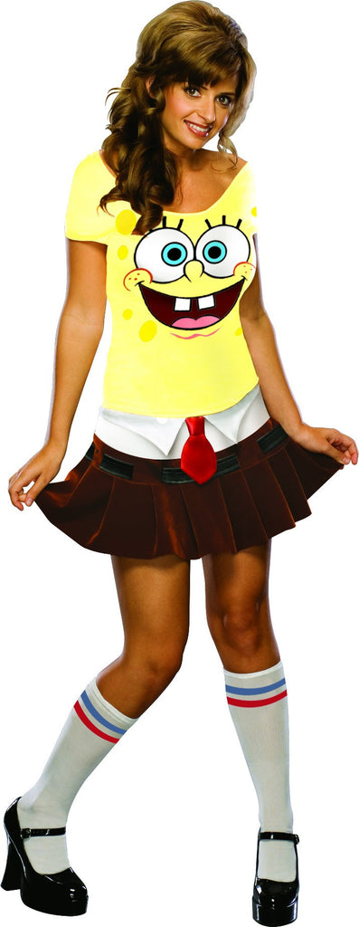 Womens/Teens Spongebob Costume - Halloween Costumes 4U - Adult