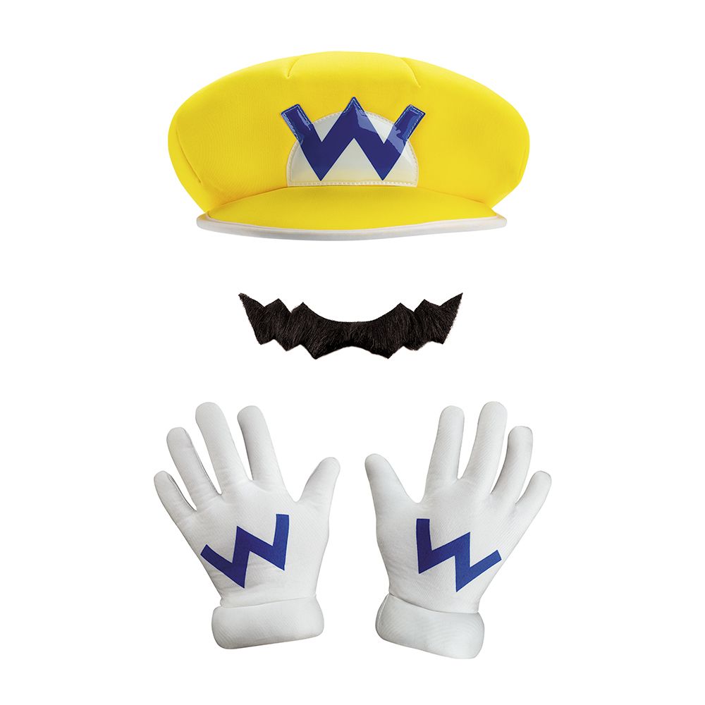 Adults/Teens Nintendo Wario Costume Accessory Kit - HalloweenCostumes4U.com - Costume Props & Accessories