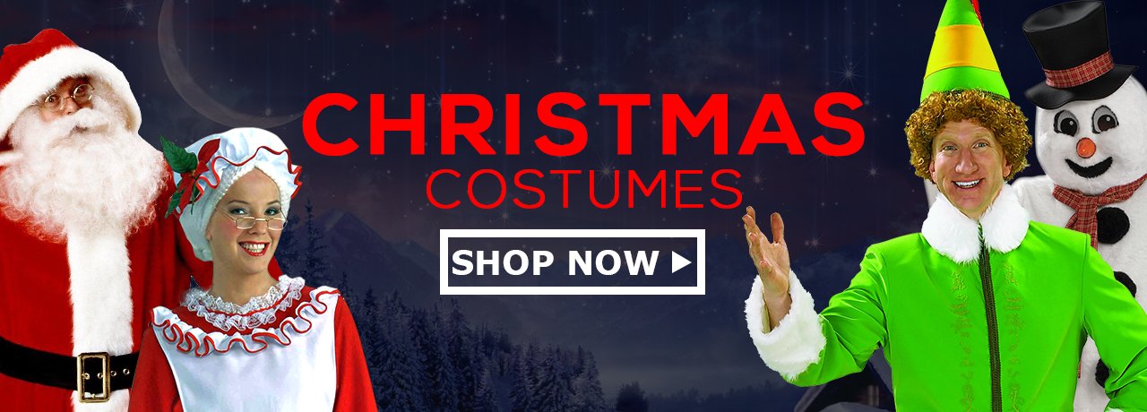 Christmas Costumes, Santa Suits & Accessories from HalloweenCostumes4U.com